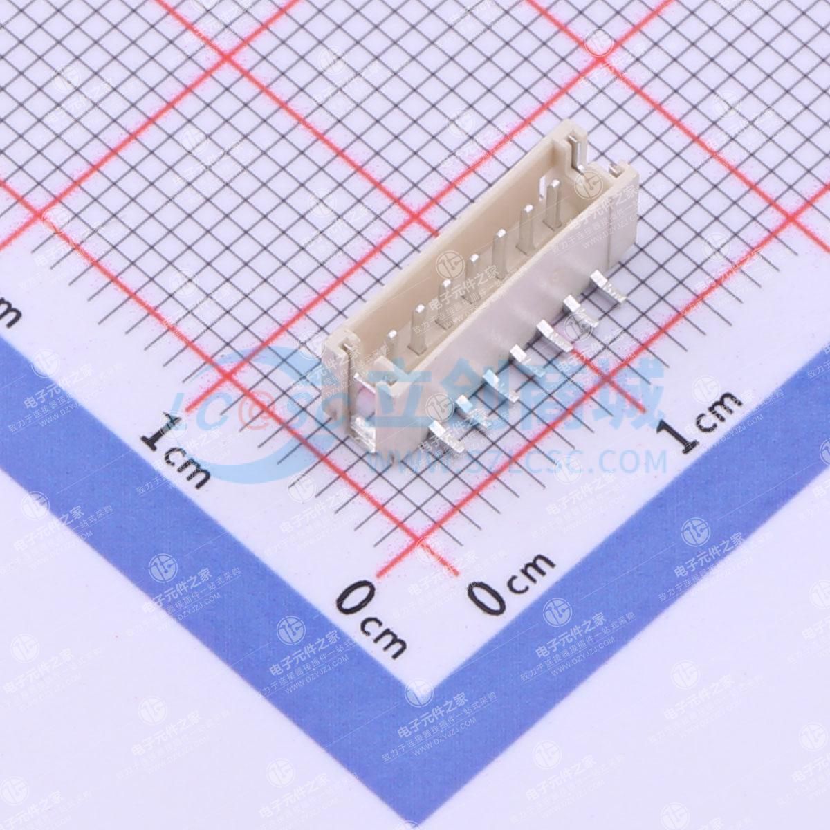 1x7P 间距:1.5mm 立贴