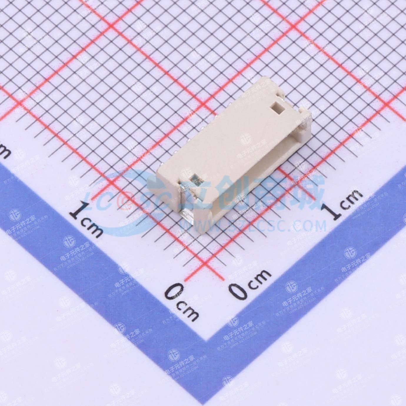 1x6P 间距:1.5mm 卧贴