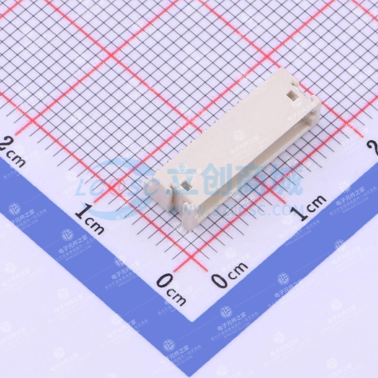 1x9P 间距:1.5mm 卧贴