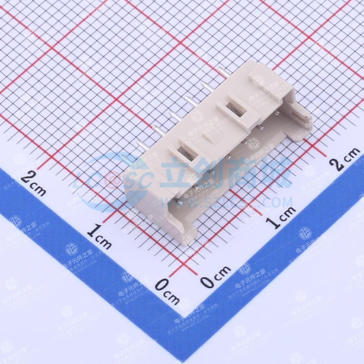 1x7P 间距:2.5mm 直插 系列:XA