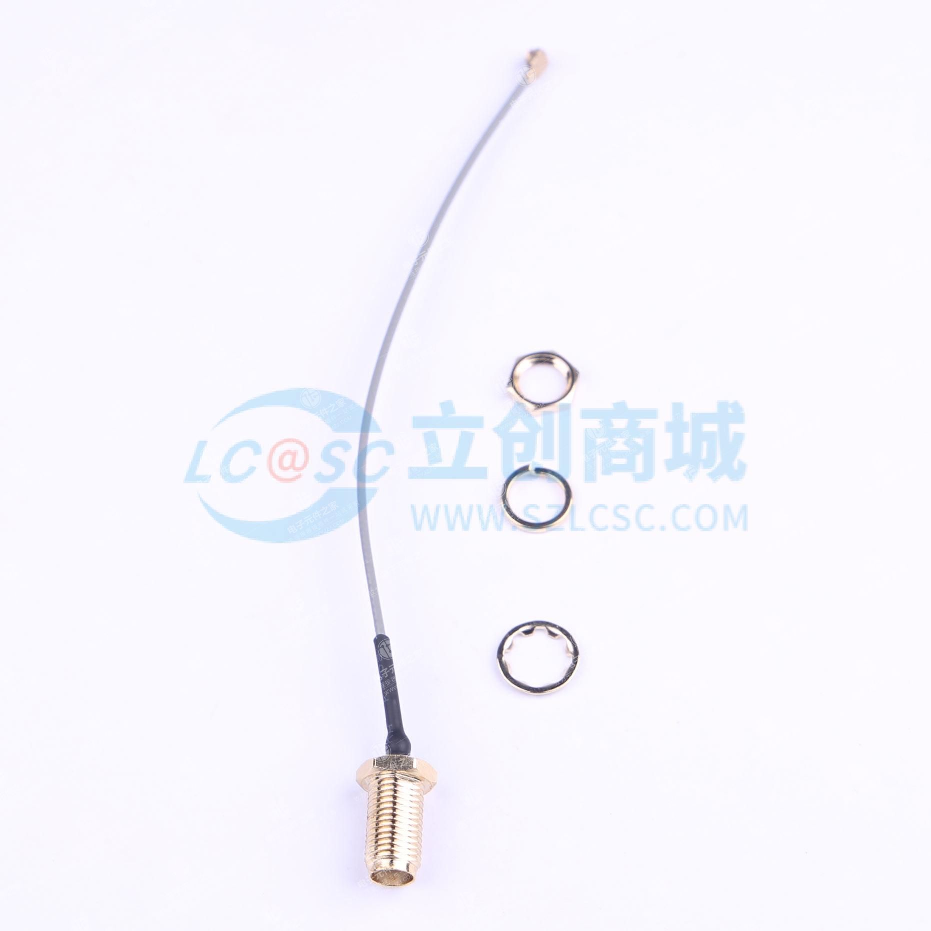 IPEX1代转SMA外螺内孔无线测试射频同轴连接延长线