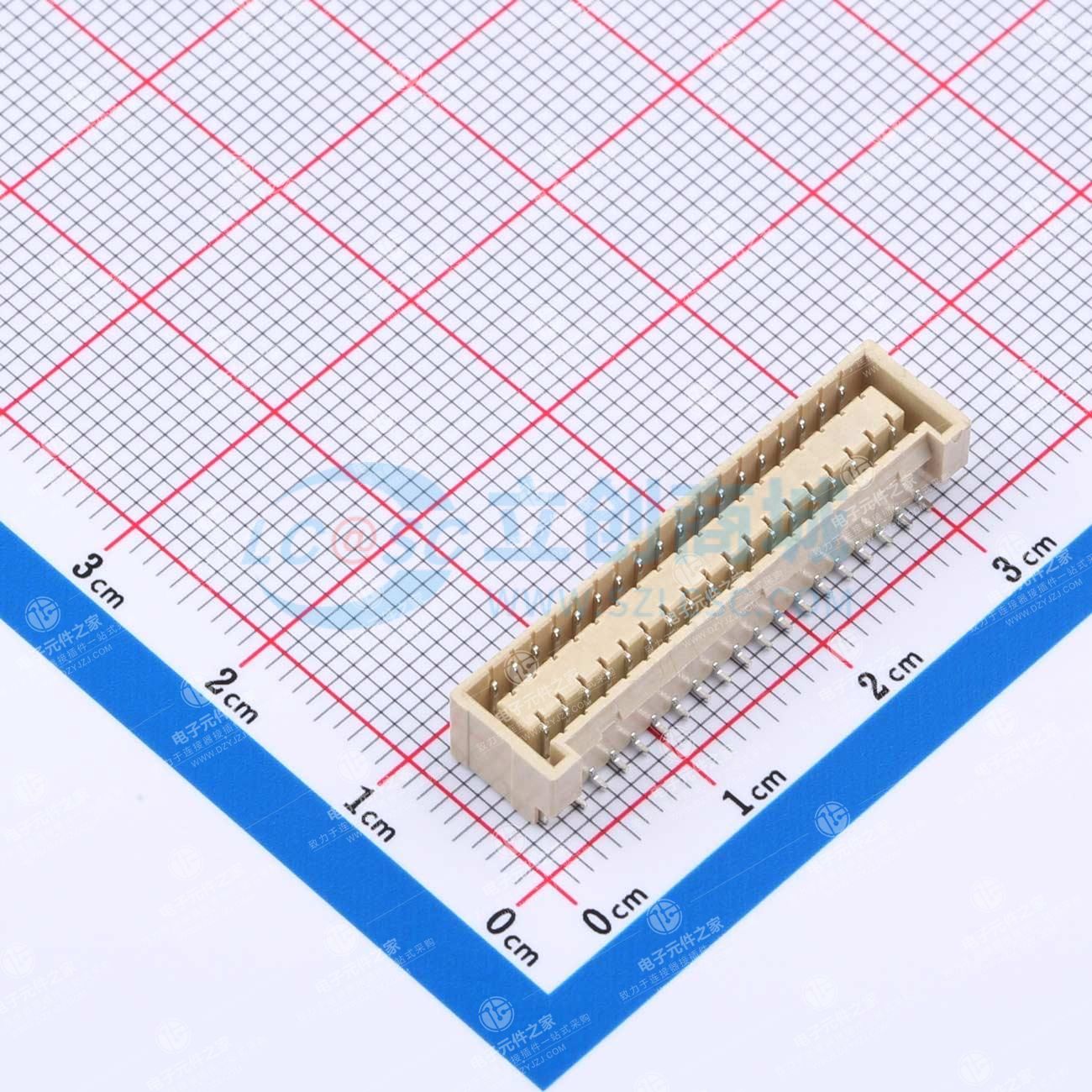 2x18P 1.5mm 卧贴
