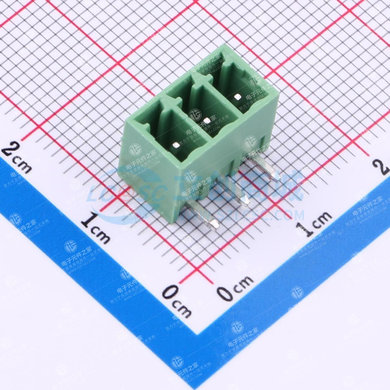 1x3P 3.81mm 排数:1 每排P数:3