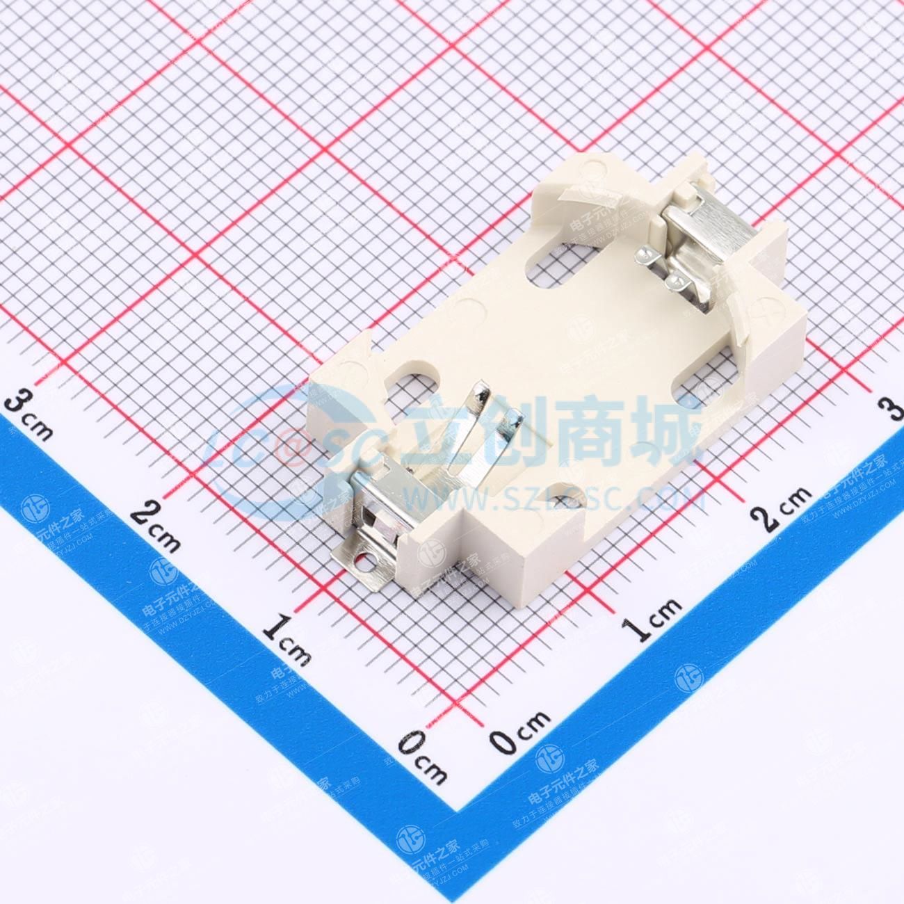 电池底座 CR2032-BS-6 贴板式电池座