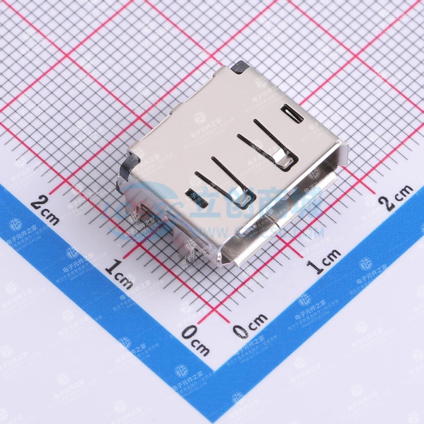 DISPLAYPORT 20P FEMALE SMT外壳插板
