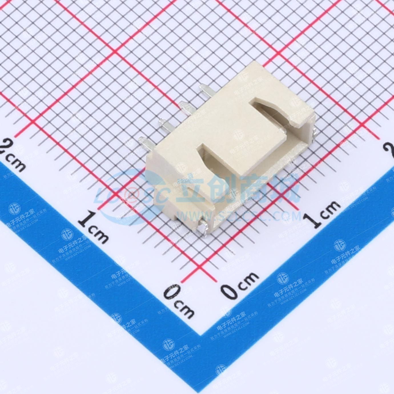 1x4P 间距:2.54mm 卧贴 系列:XH