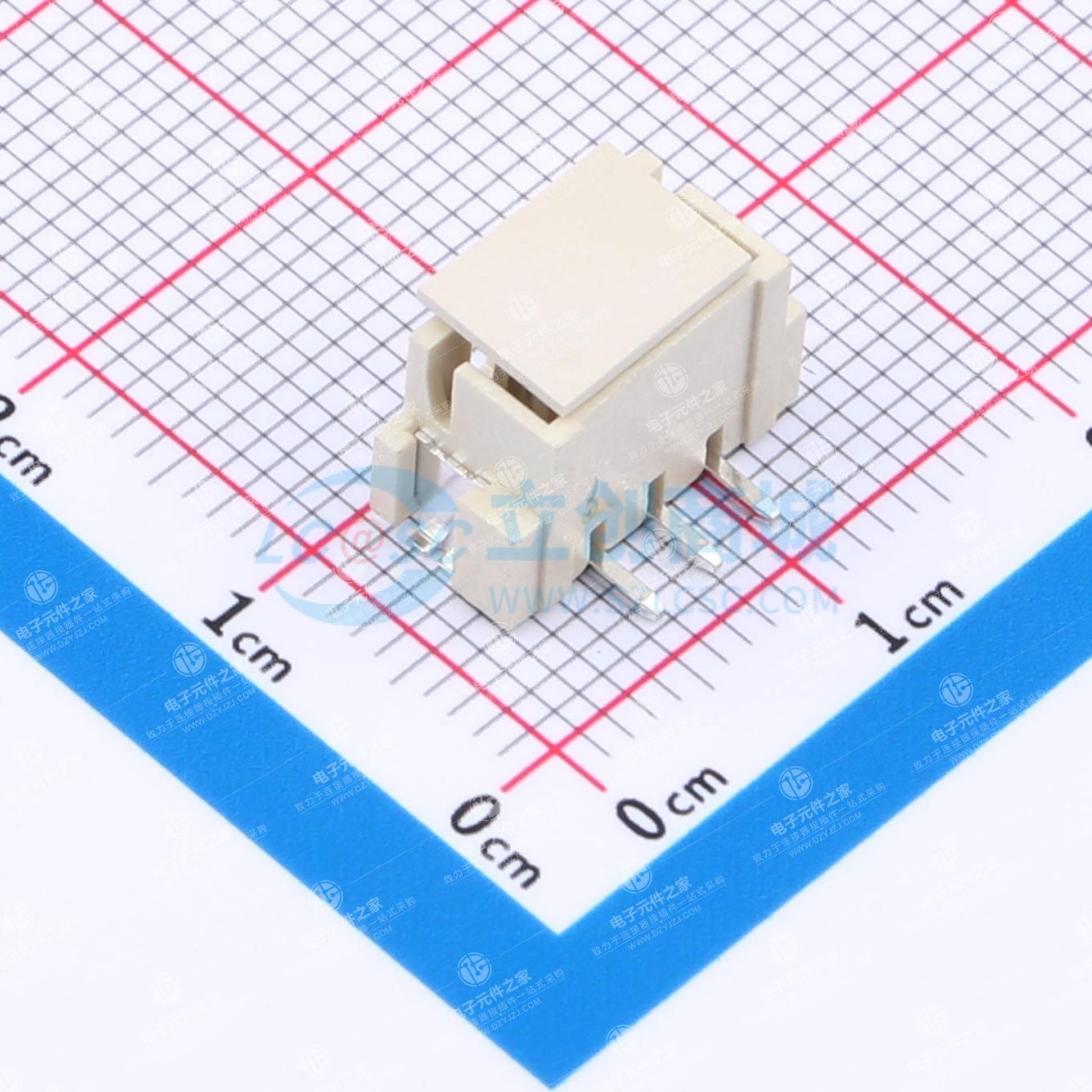 1x3P 间距:2.54mm 立贴 系列:XH