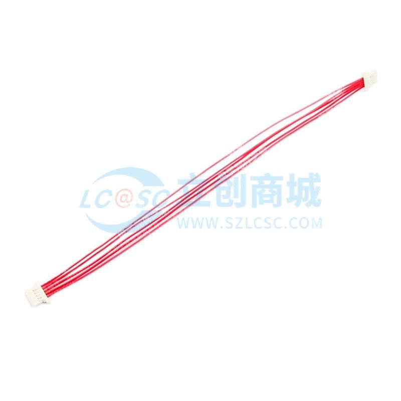 XFCN(兴飞)1.25mm超薄端子线 5P 红 双头同面 线长150mm