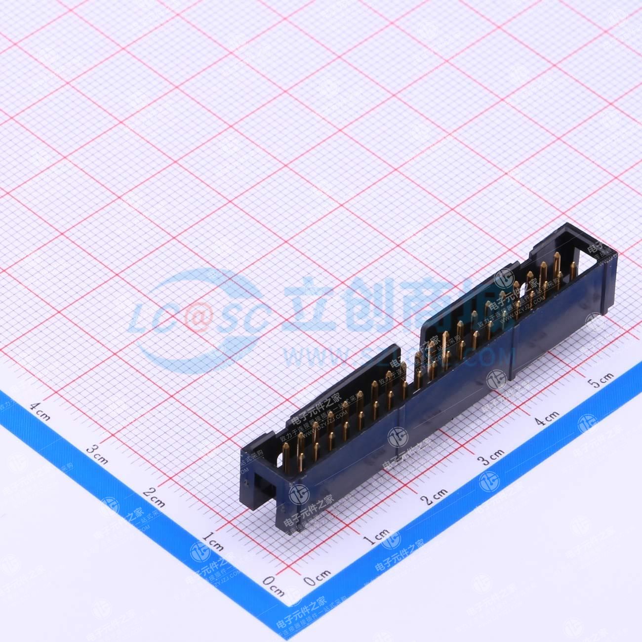 2.54mm 2x20P 排数:2 每排P数:20