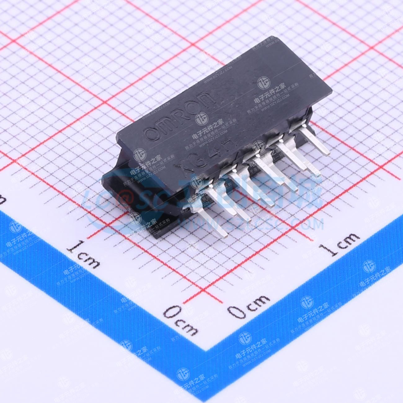 间距:2.54mm 2x5P 直插