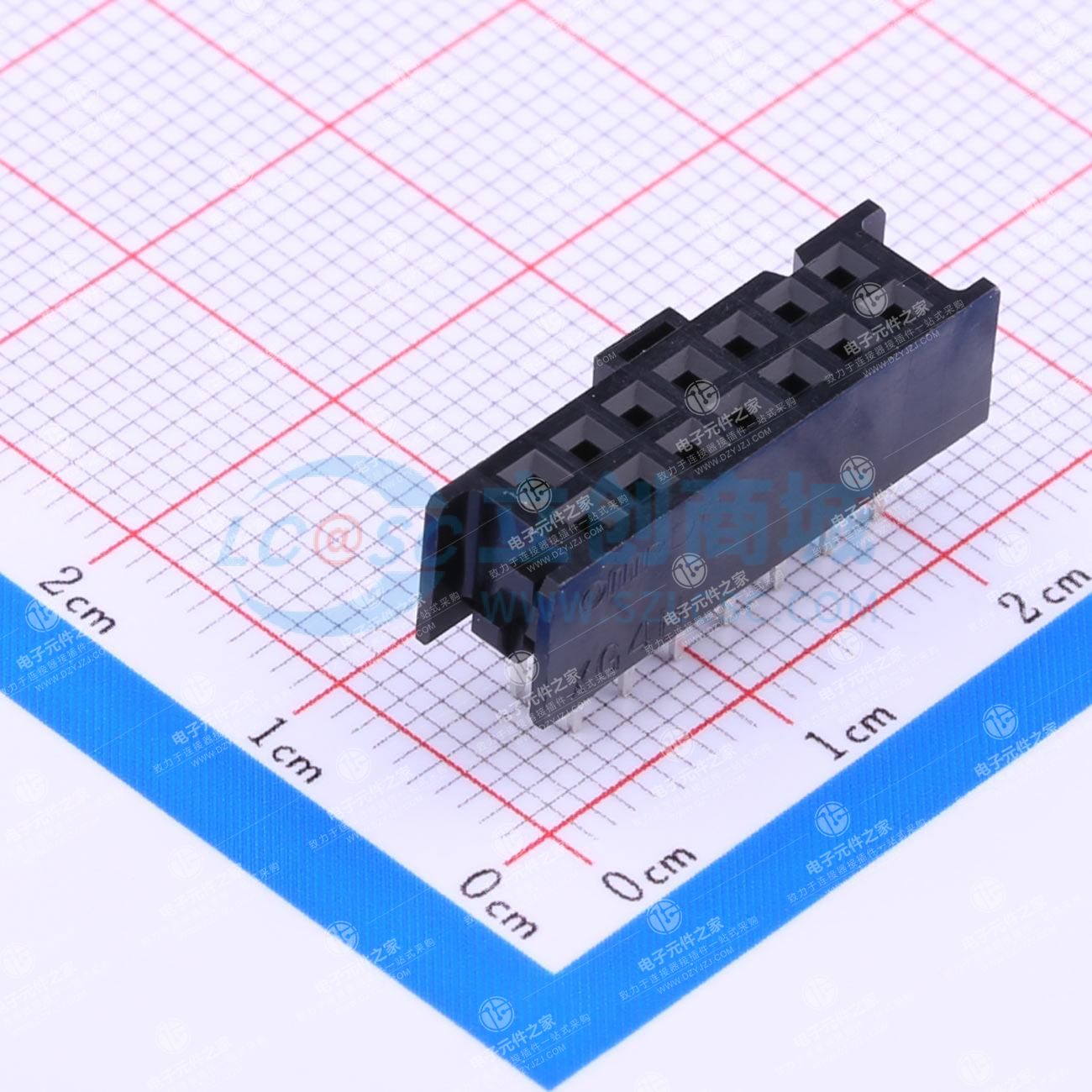 间距:2.54mm 2x7P 直插