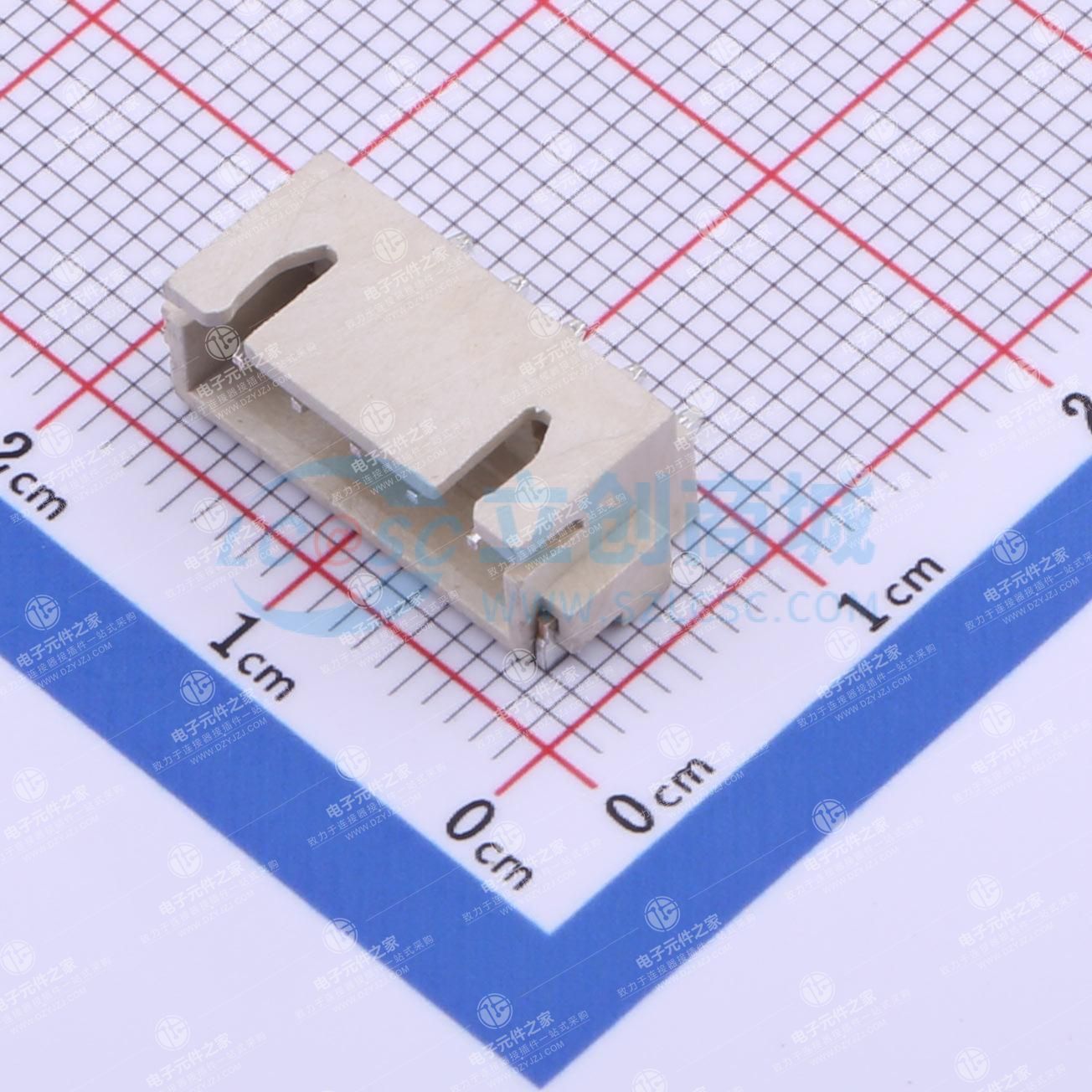 1x5P 间距:2.5mm 卧贴 系列:XH
