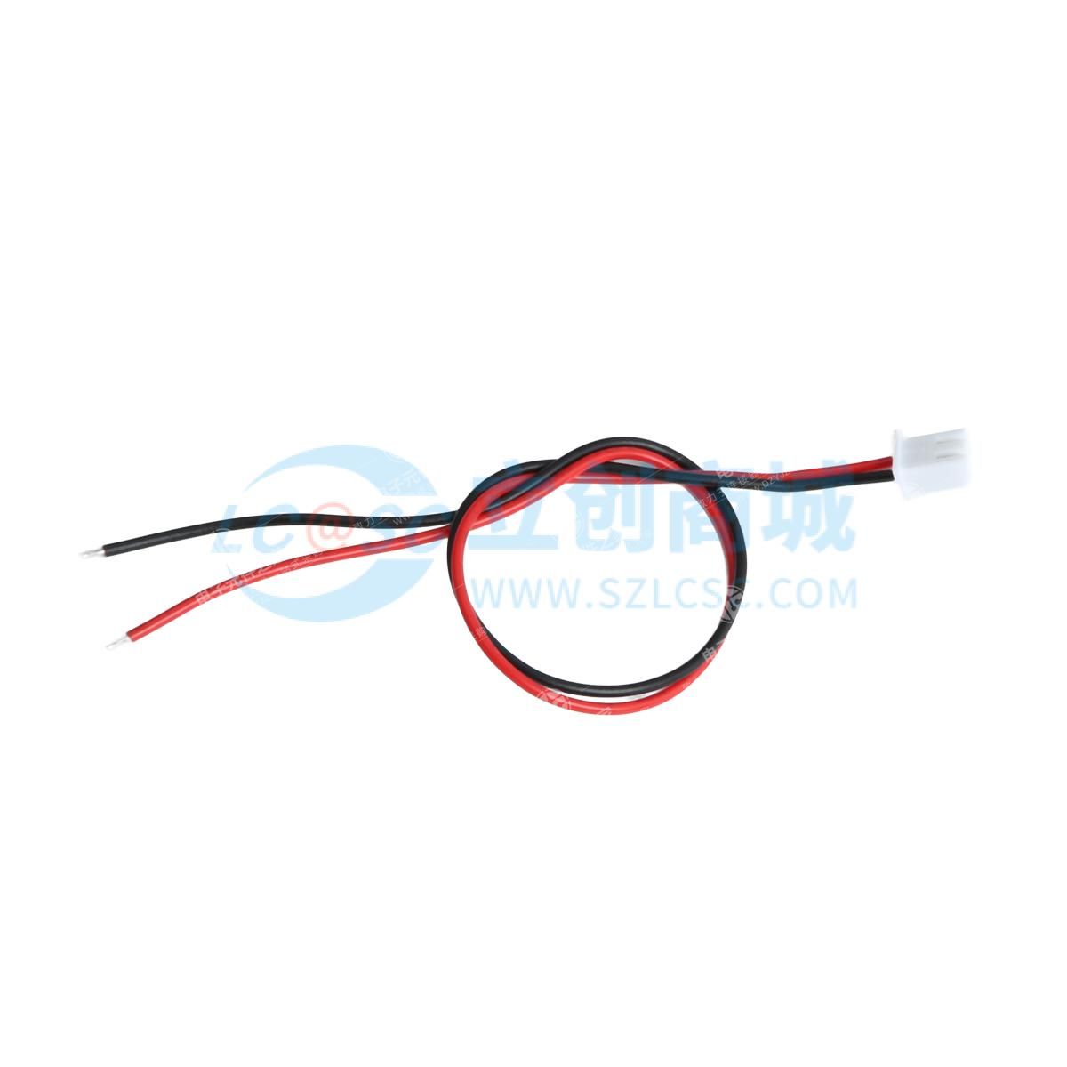XH2.54mm-2P端子线 单头镀锡3mm 线长200mm 24AWG
