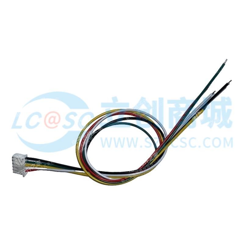 XH2.54mm-5P端子线 单头镀锡3mm 线长300mm 24AWG
