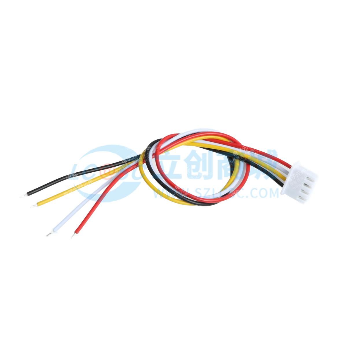 XHB2.54mm-4P端子线 单头镀锡3mm 线长200mm 24AWG