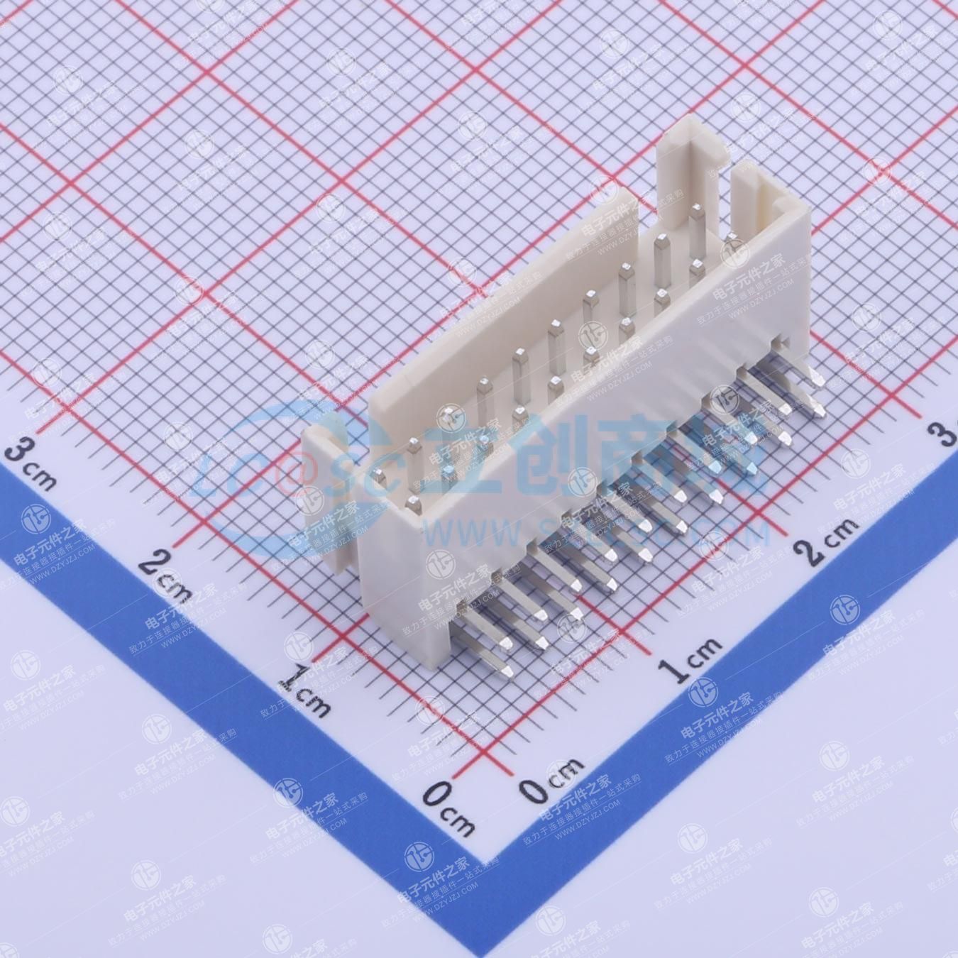 2x10P 间距:2.5mm 弯插
