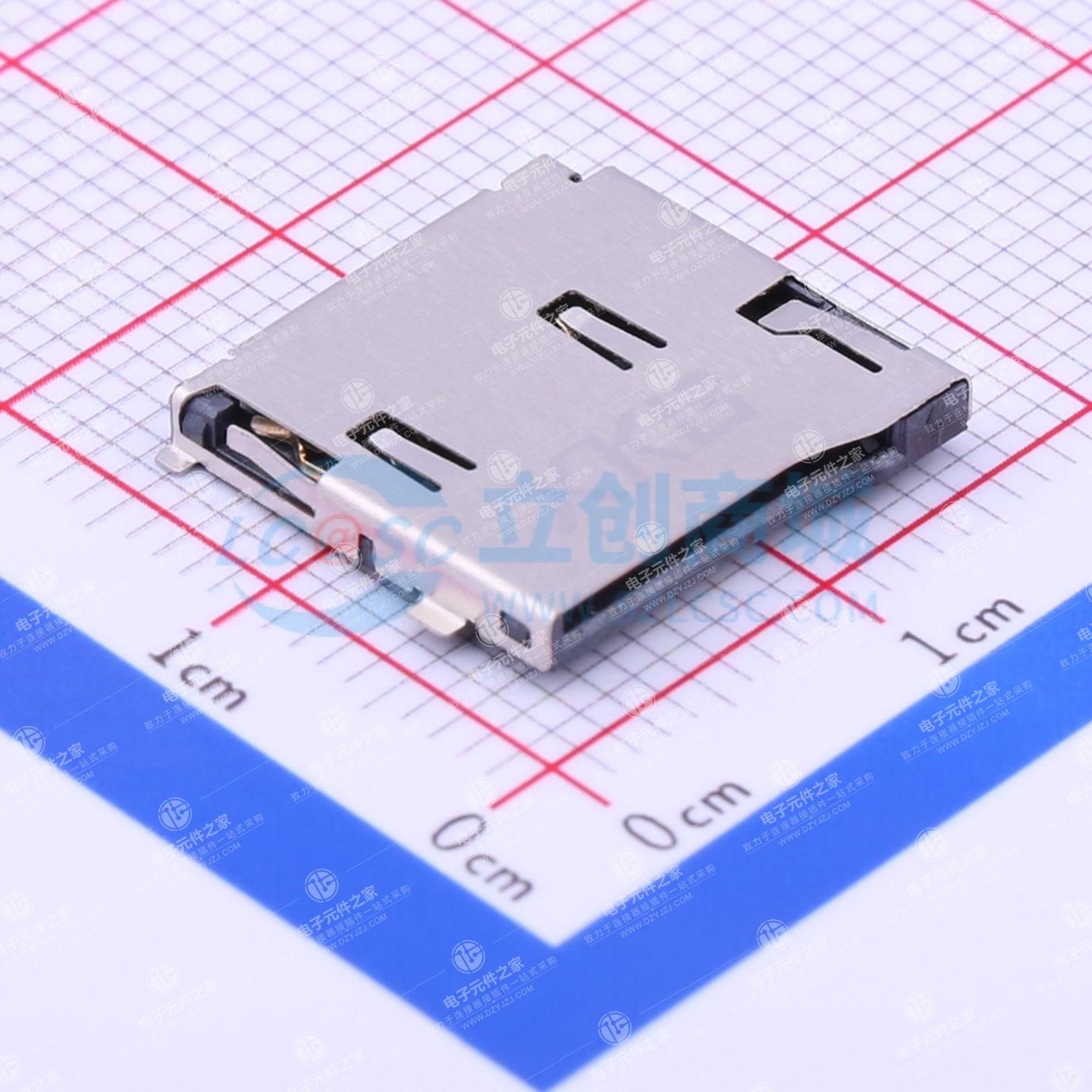 自弹式 MicroSD卡(TF卡) 卡座