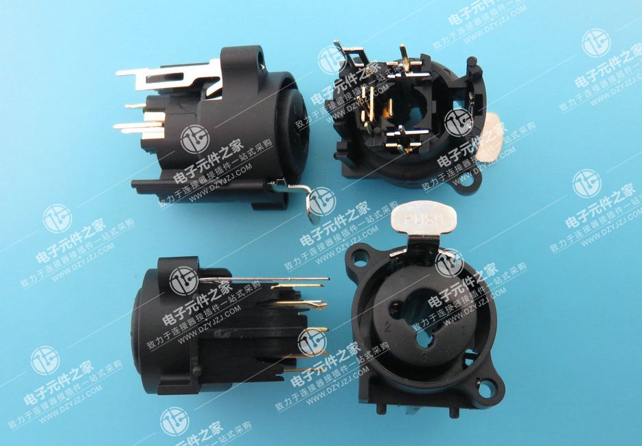 XLR-11P-N3B 立式7P 带按