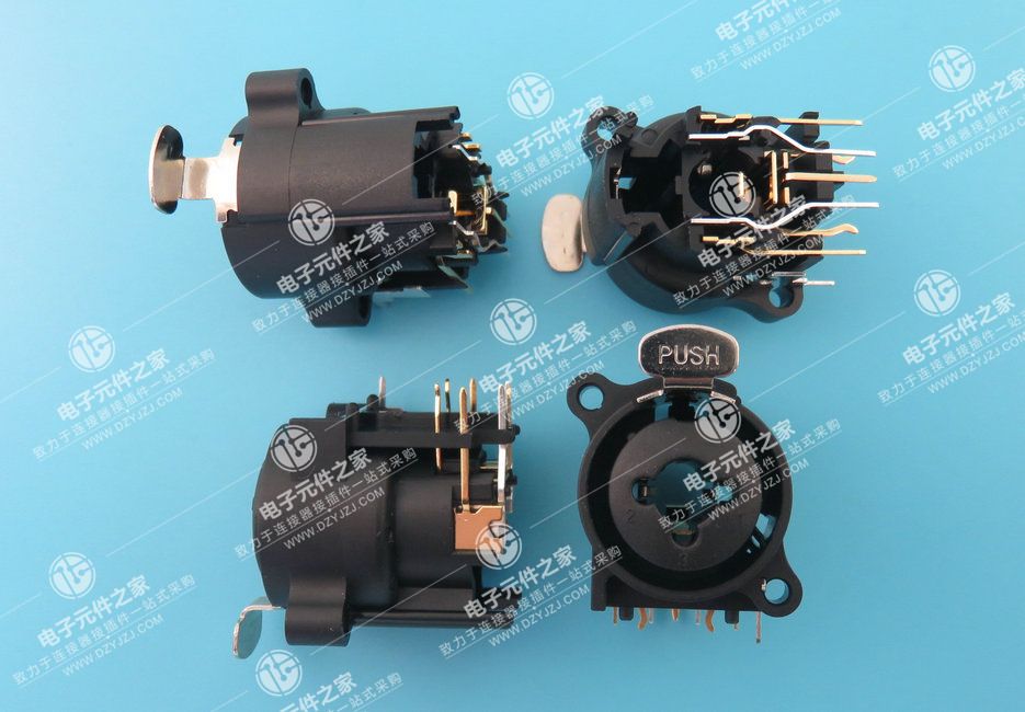 XLR-11WP-N3B 卧式7P 带按