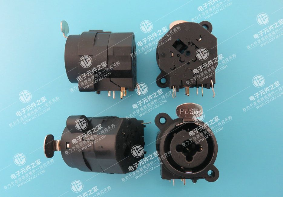 XLR-19P-7P 卧式7P 带按
