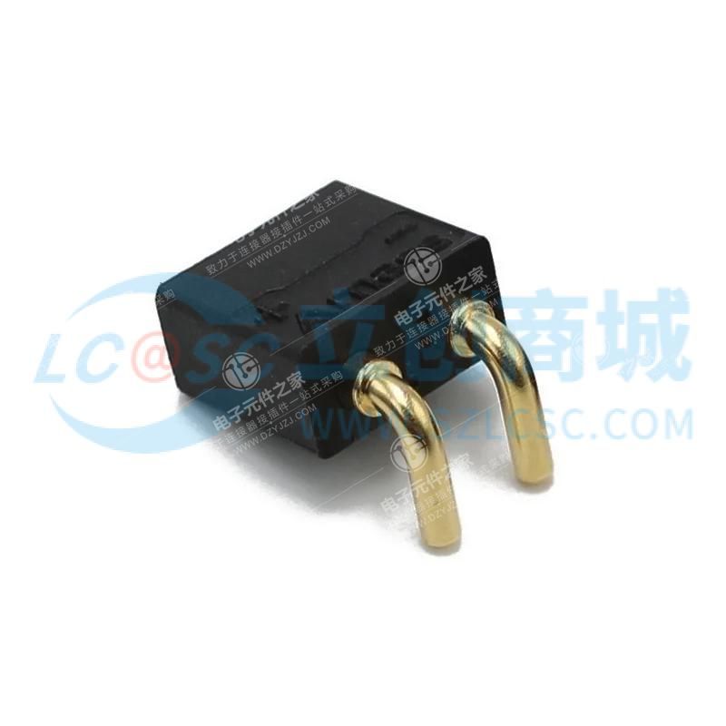 AMASS(艾迈斯)航模插头电调机插座锂电池连接器 PCB板卧式 金 黑XT30PW-M36.G.B