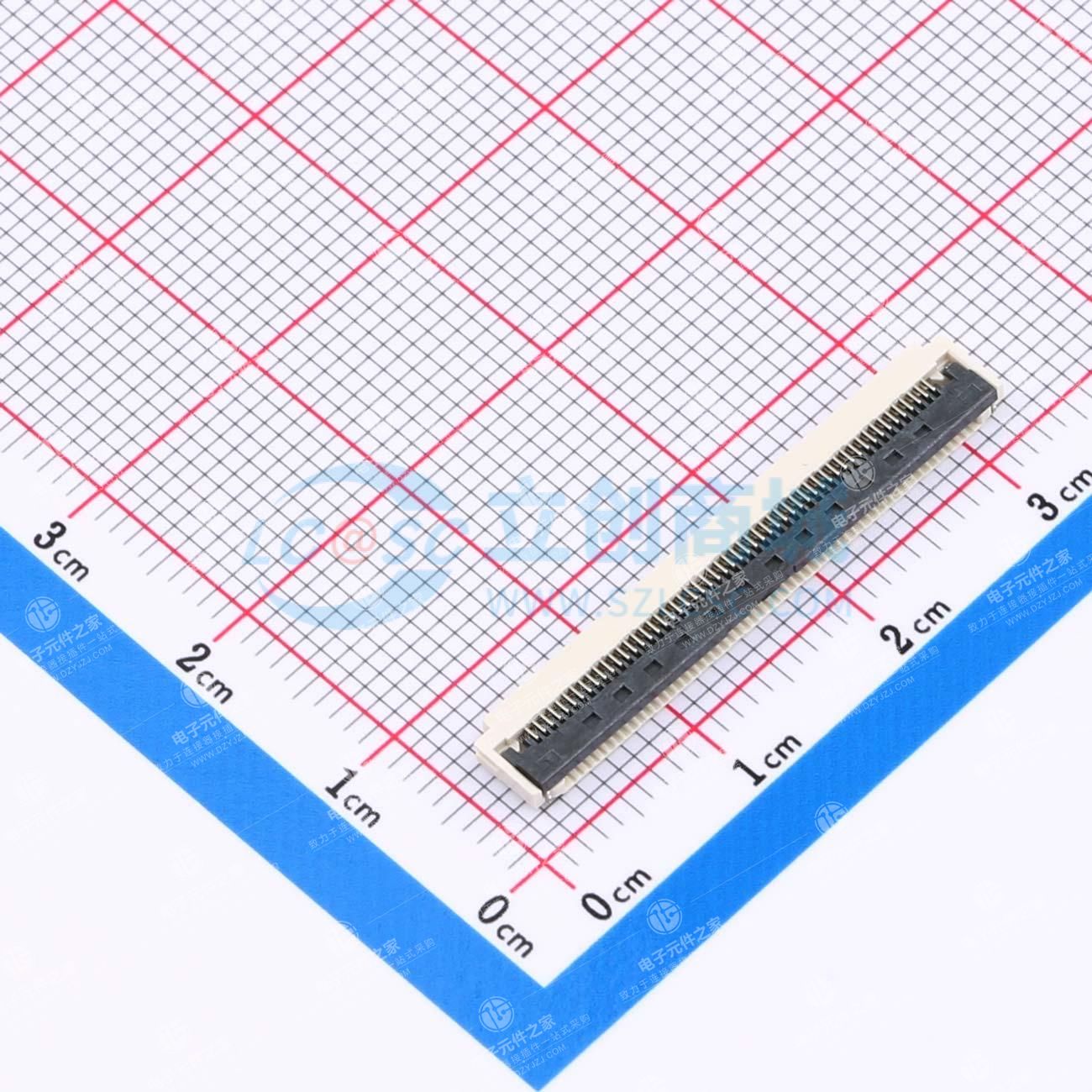 翻盖式 下接 P数:54P 间距:0.5mm