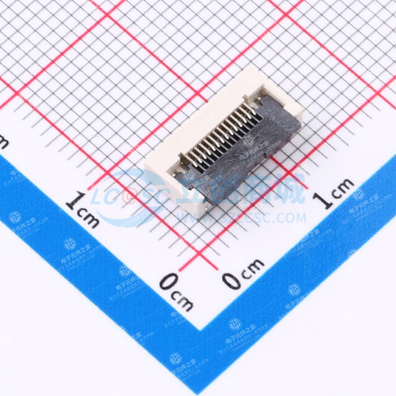 翻盖式 下接 P数:14P 间距:0.5mm