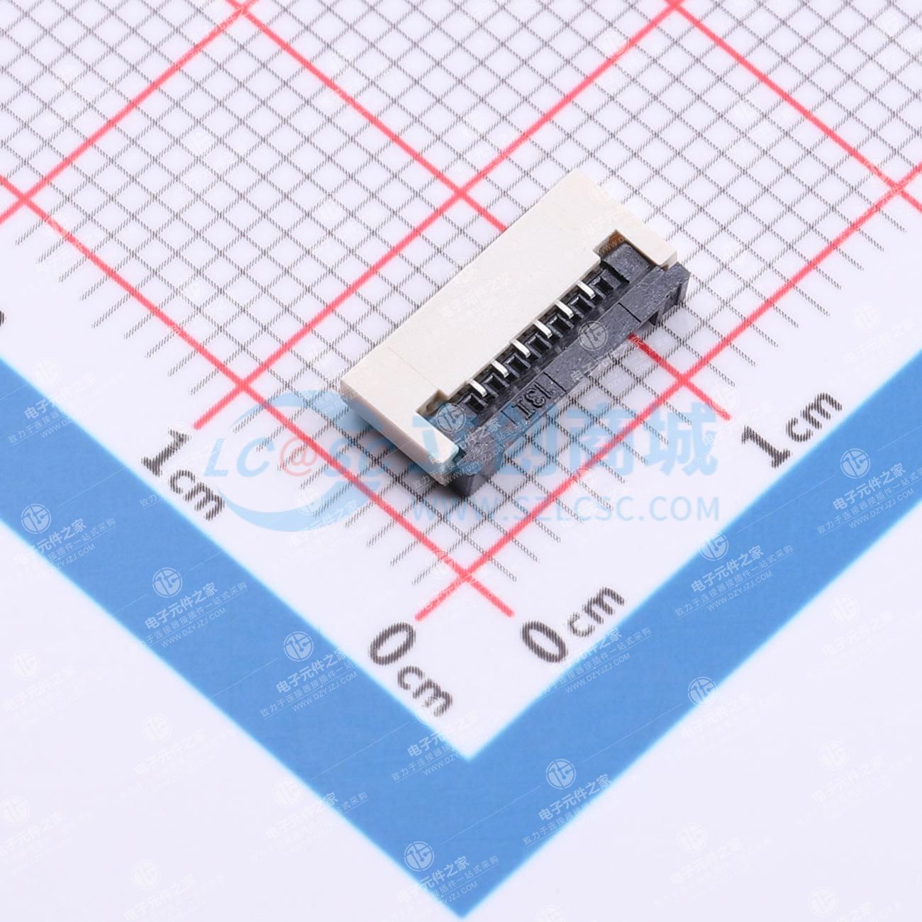 翻盖式 下接 P数:6P 间距:1mm