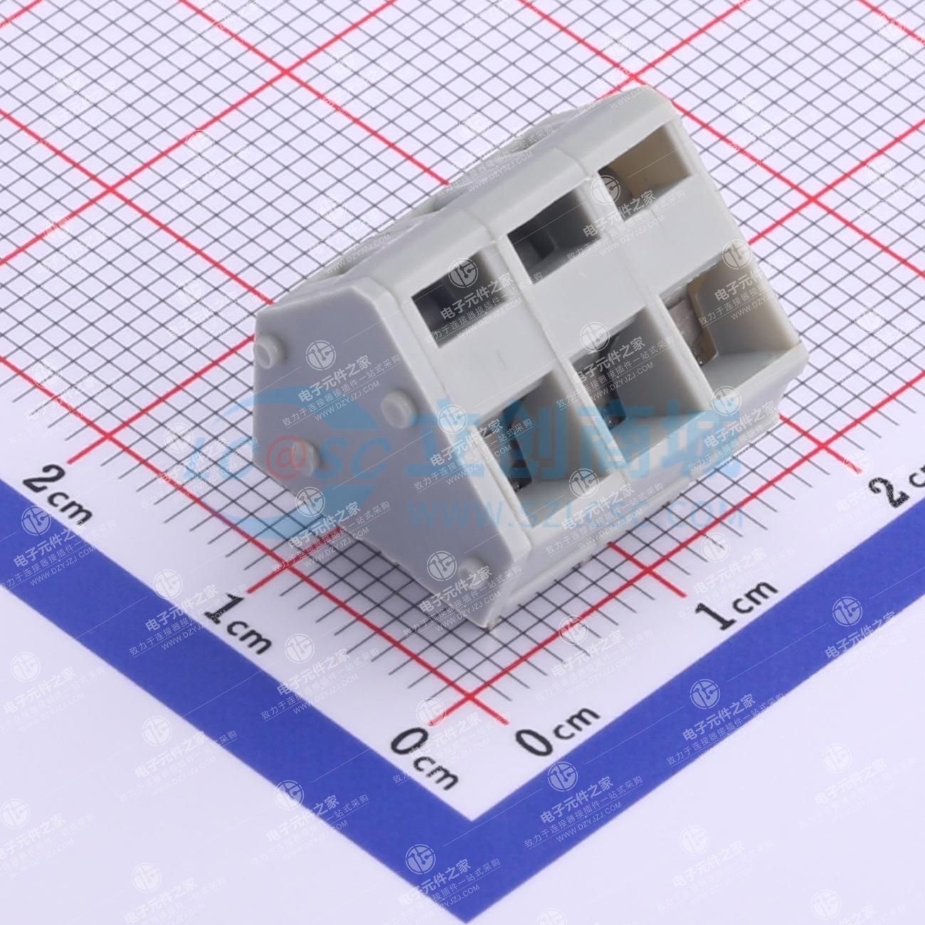 1x3P 5.08mm 每排P数:3 排数:1