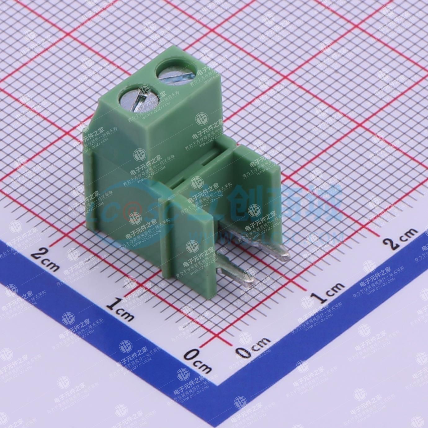 1x2P 5mm 弯插 排数:1 每排P数:2