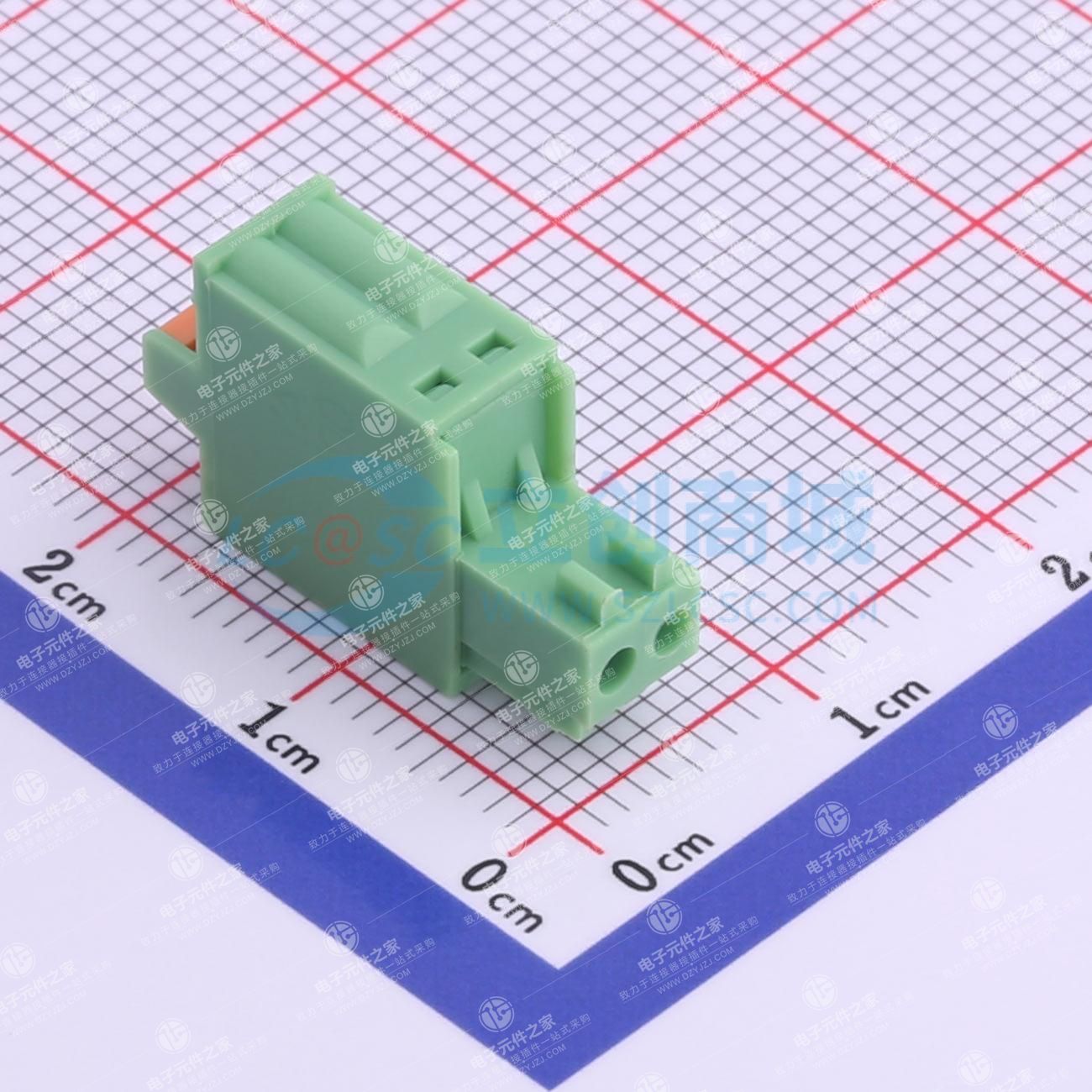 无固定装置 1x2P 2.5mm 排数:1 每排P数:2