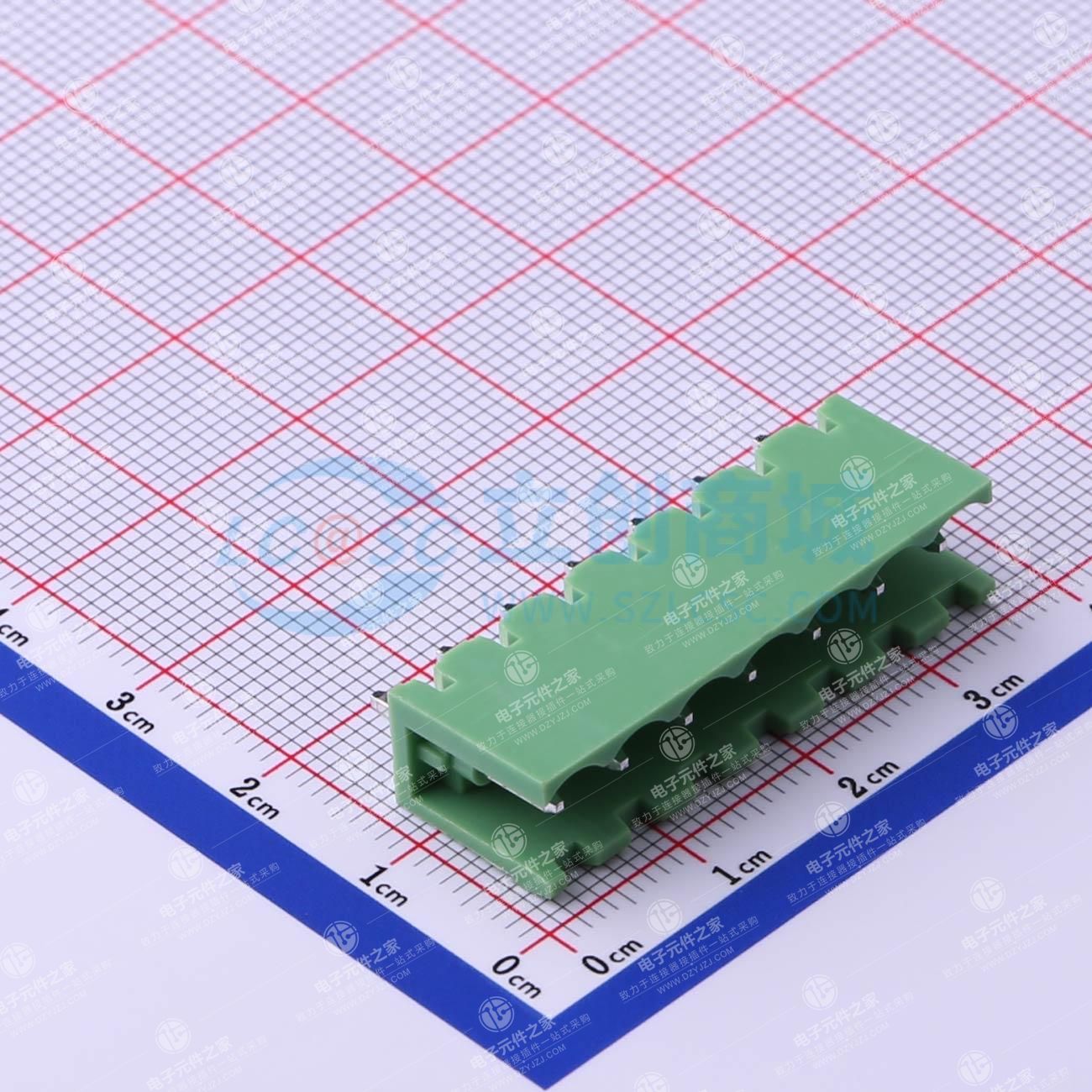 无固定装置 1x7P 5mm 排数:1 每排P数:7