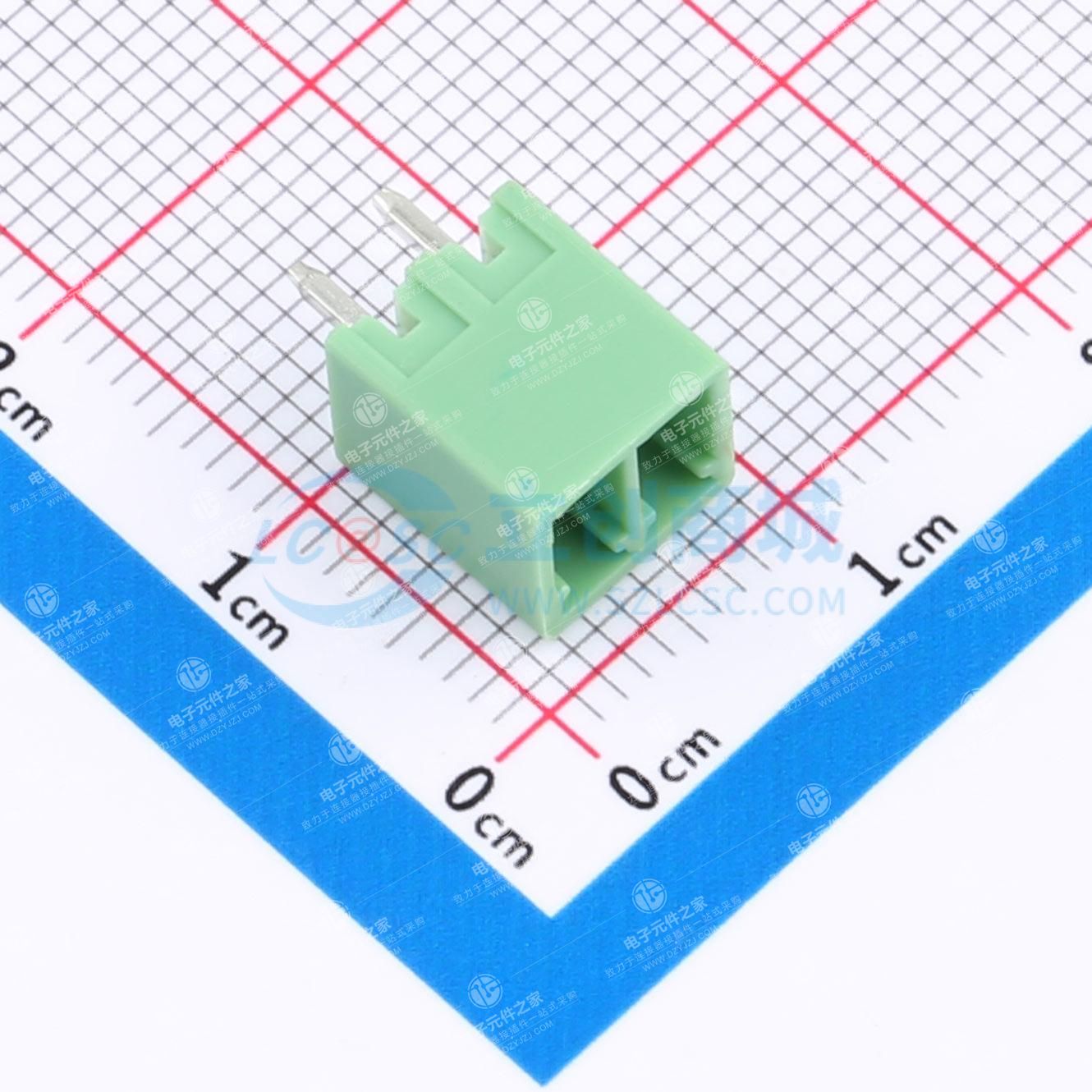 无固定装置 1x2P 3.5mm 排数:1 每排P数:2