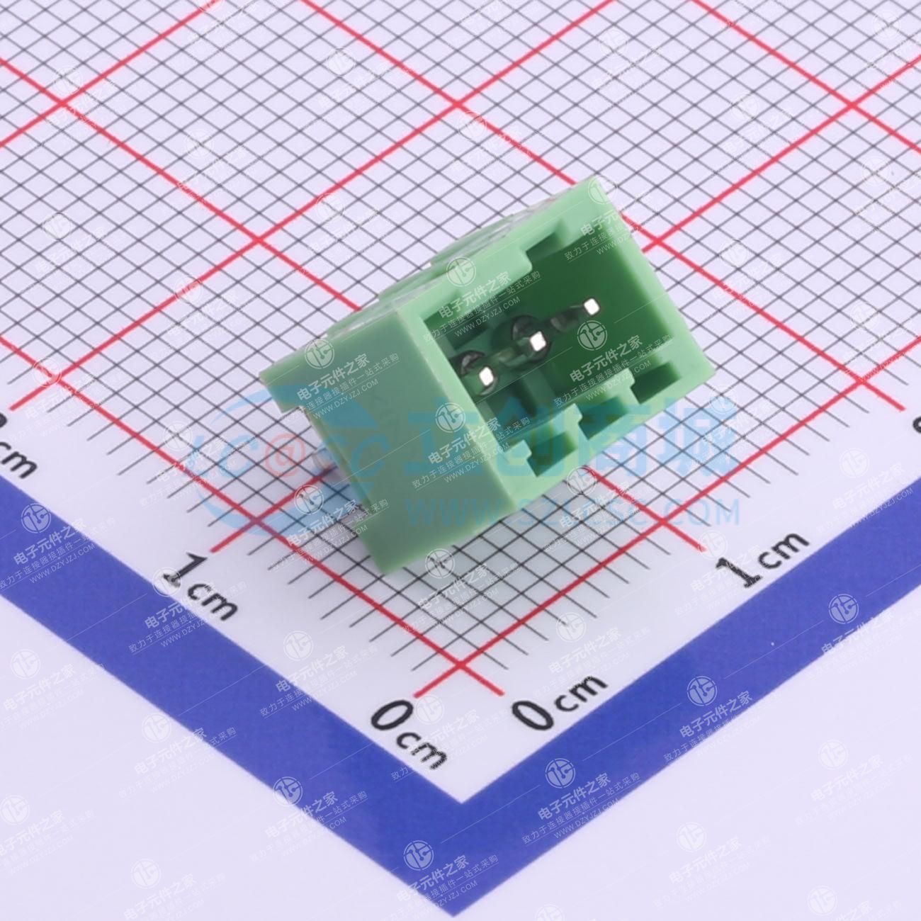 无固定装置 1x3P 2.5mm 排数:1 每排P数:3