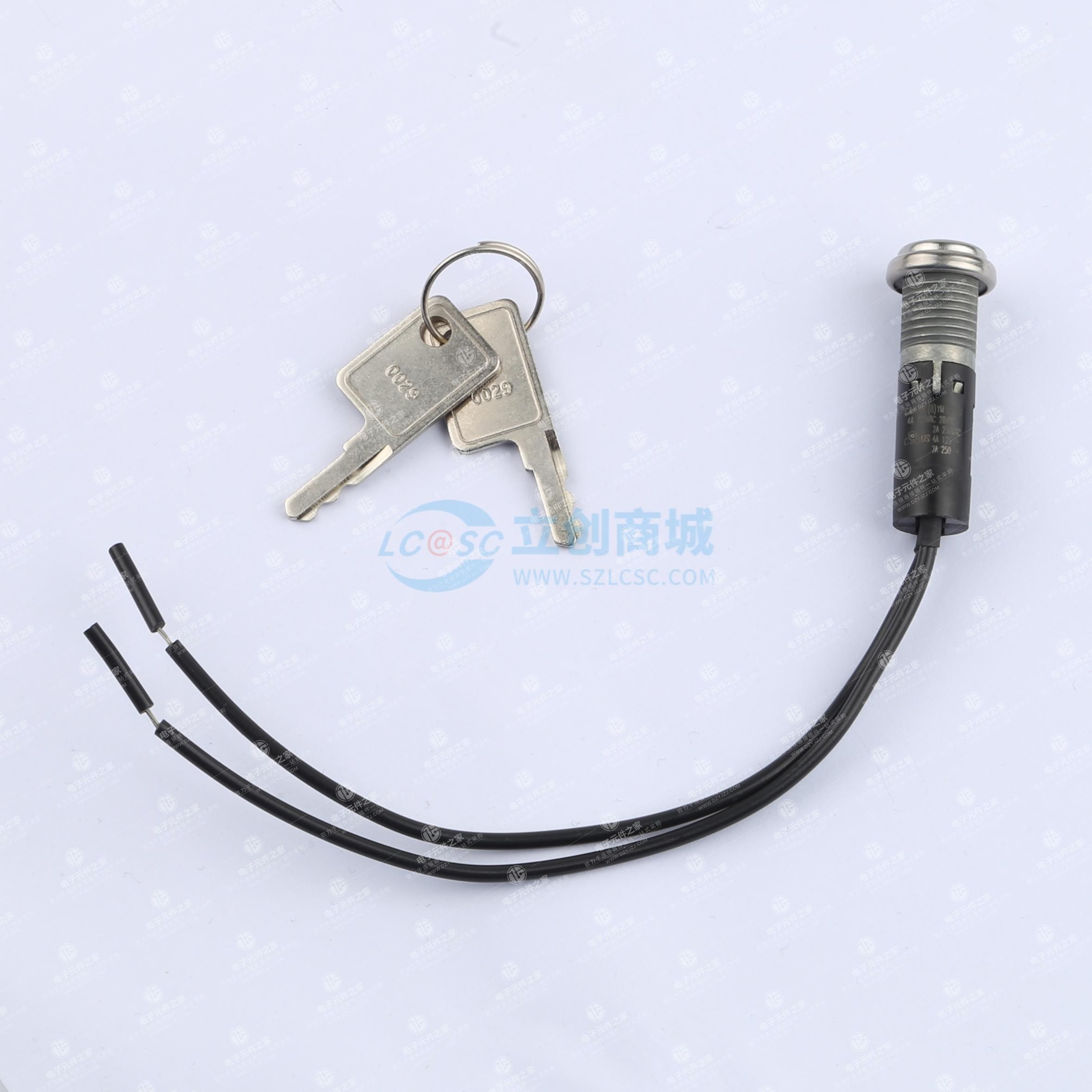 3件套 直角照明式自锁按钮开关，适用于电信网络设备、汽车电子等领域