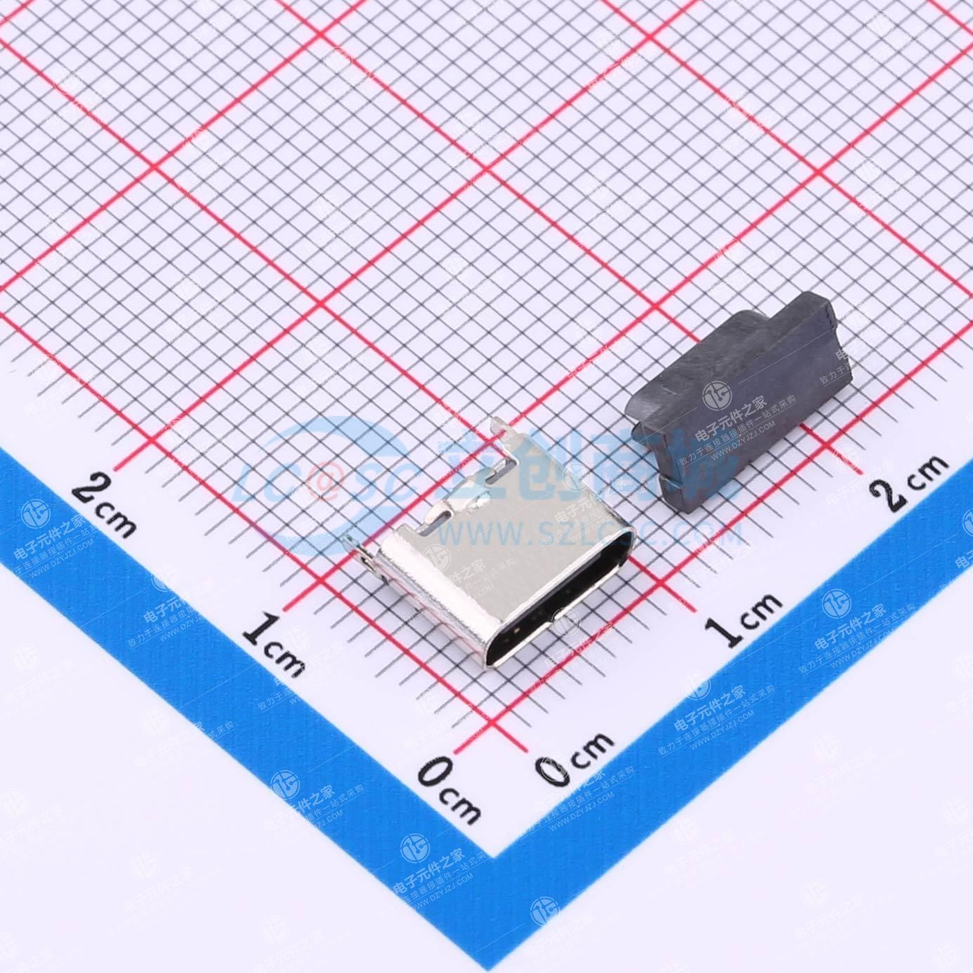 Type-C 母 立贴