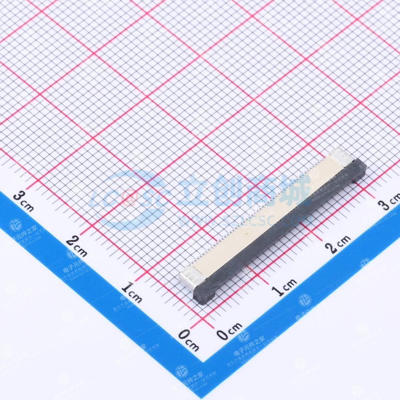 抽屉式 下接 P数:50P 间距:0.5mm