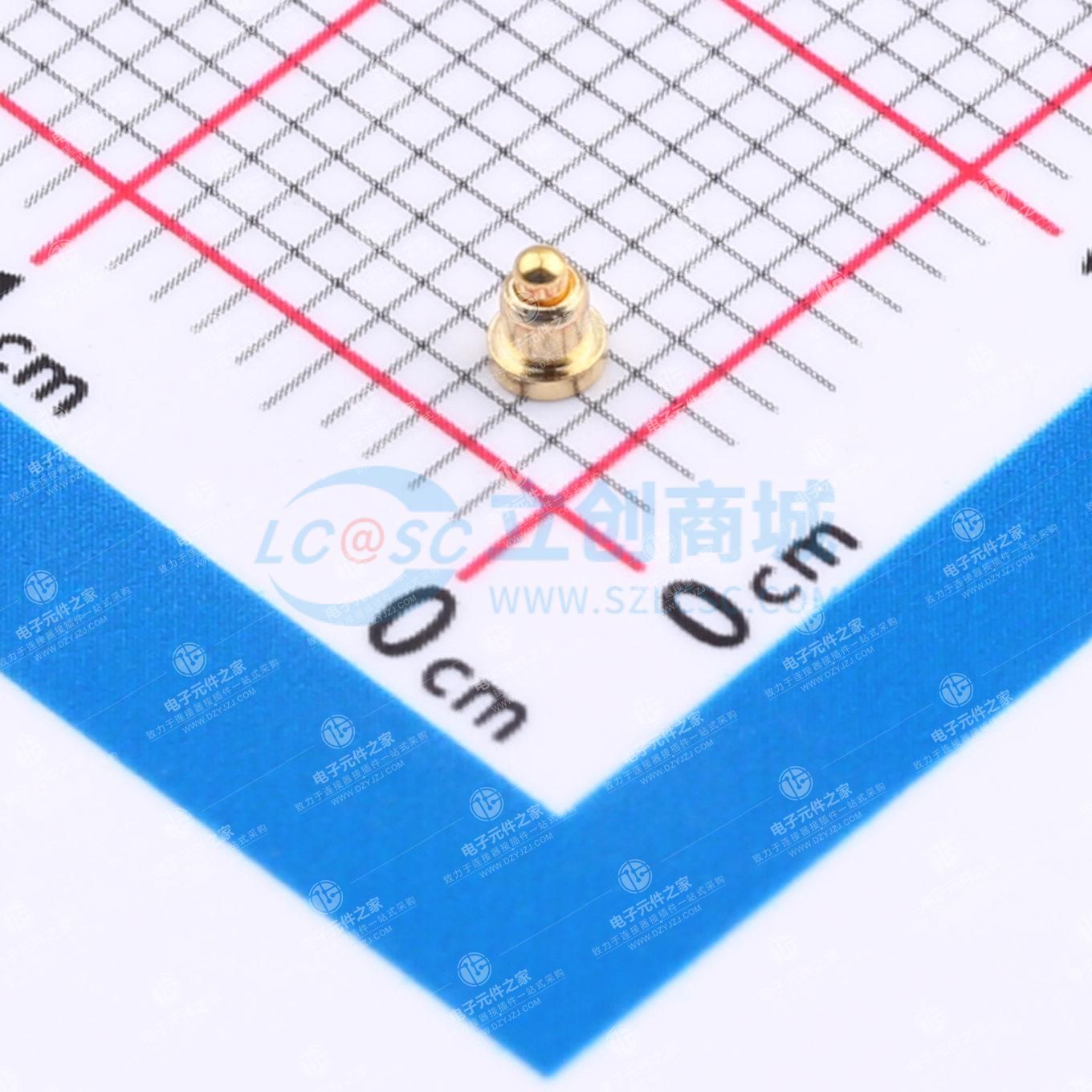 Φ1.5x2.5mm POGO PIN弹簧顶针贴片 连接器
