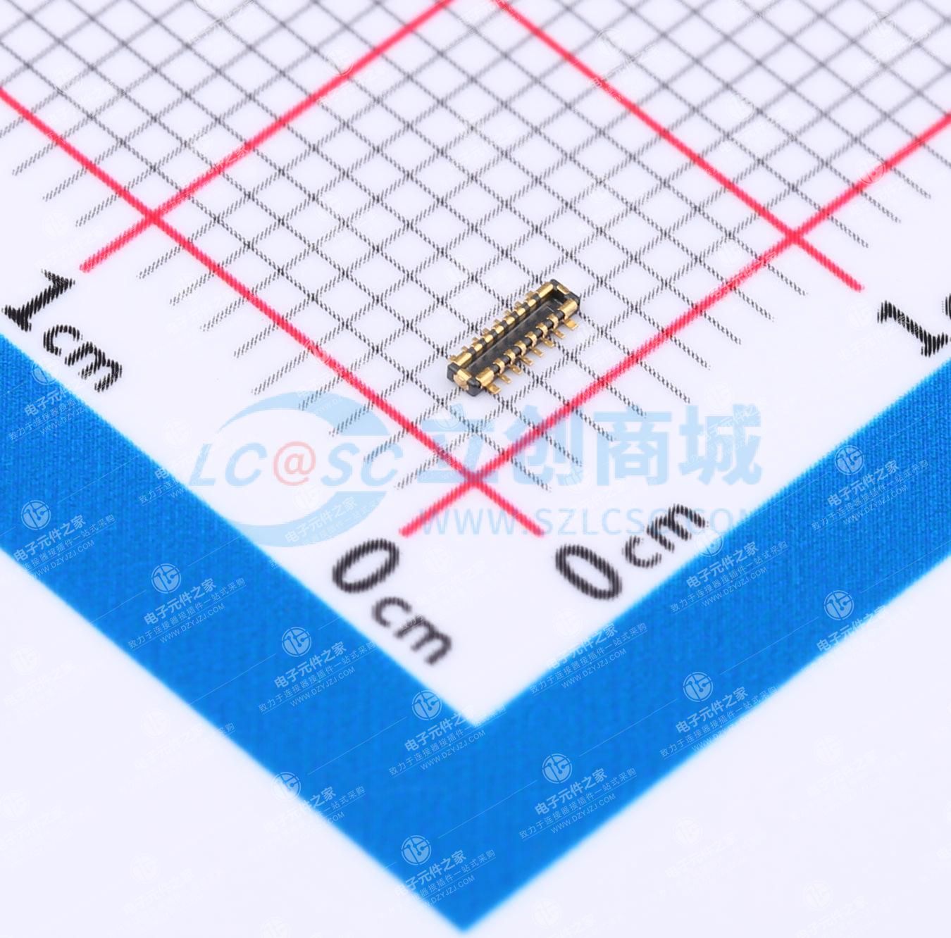 PIN:12P 间距:0.35mm 立贴