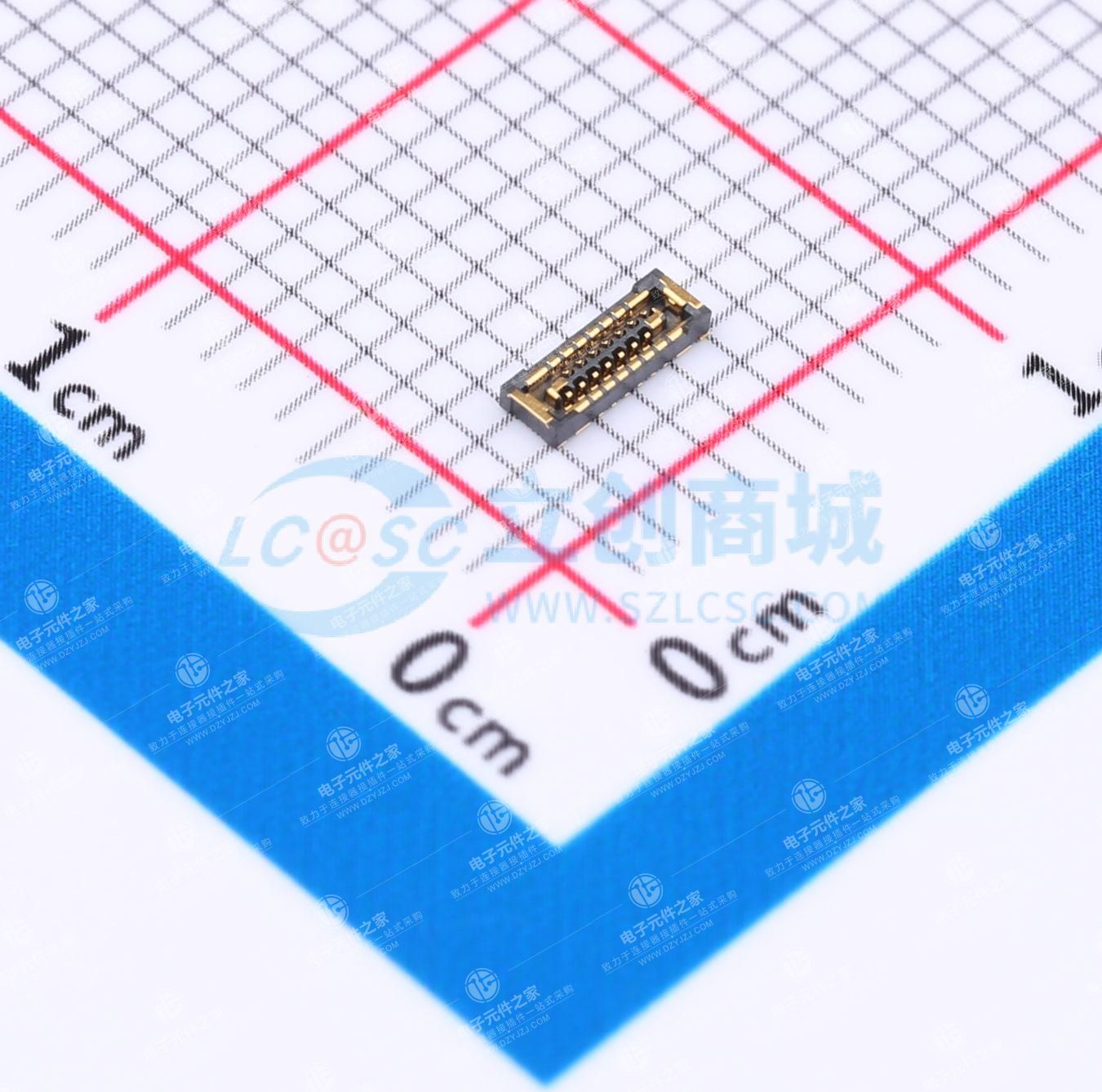 PIN:12P 间距:0.35mm 立贴