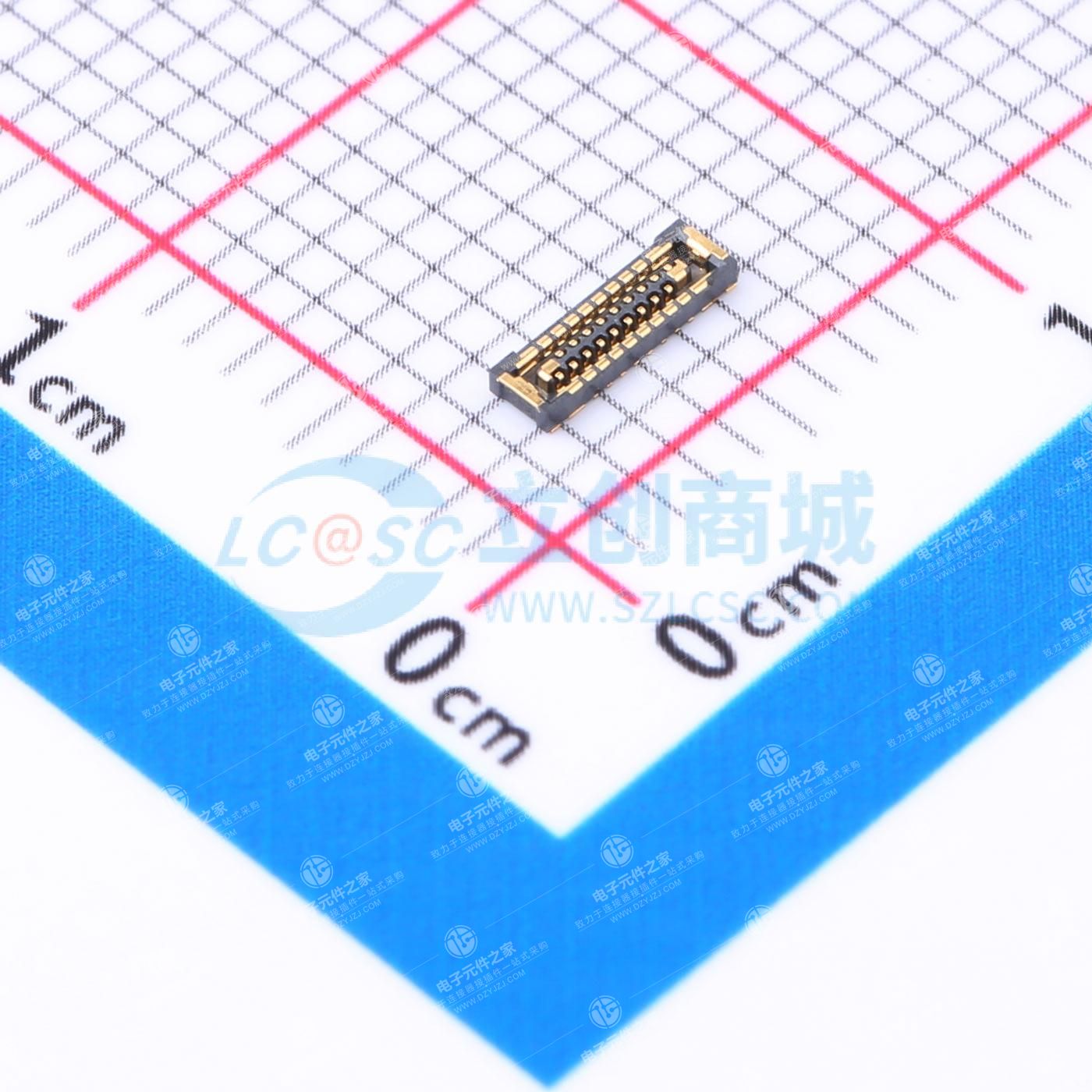 PIN:16P 间距:0.35mm 立贴