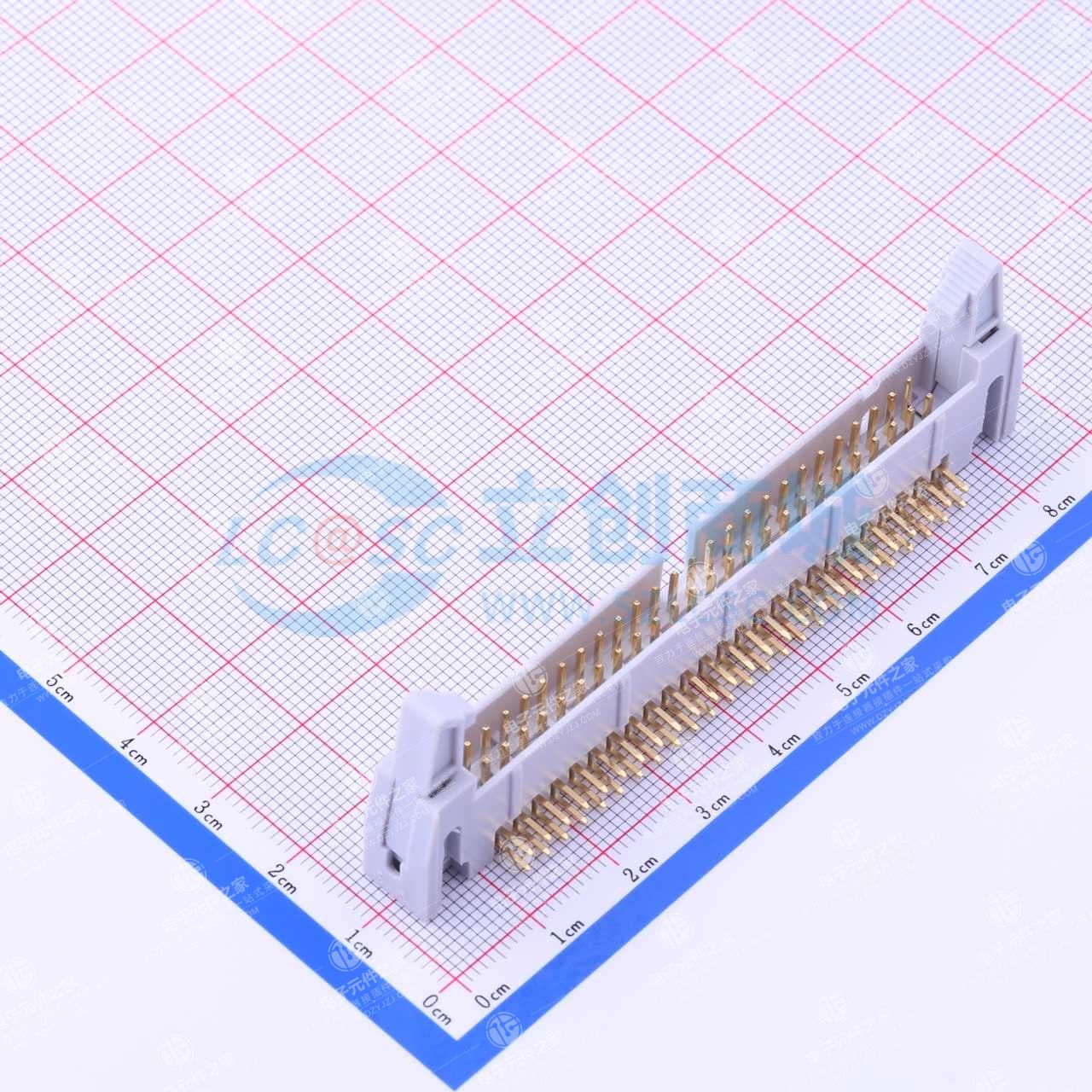 2.54mm 2x25P 排数:2 每排P数:25