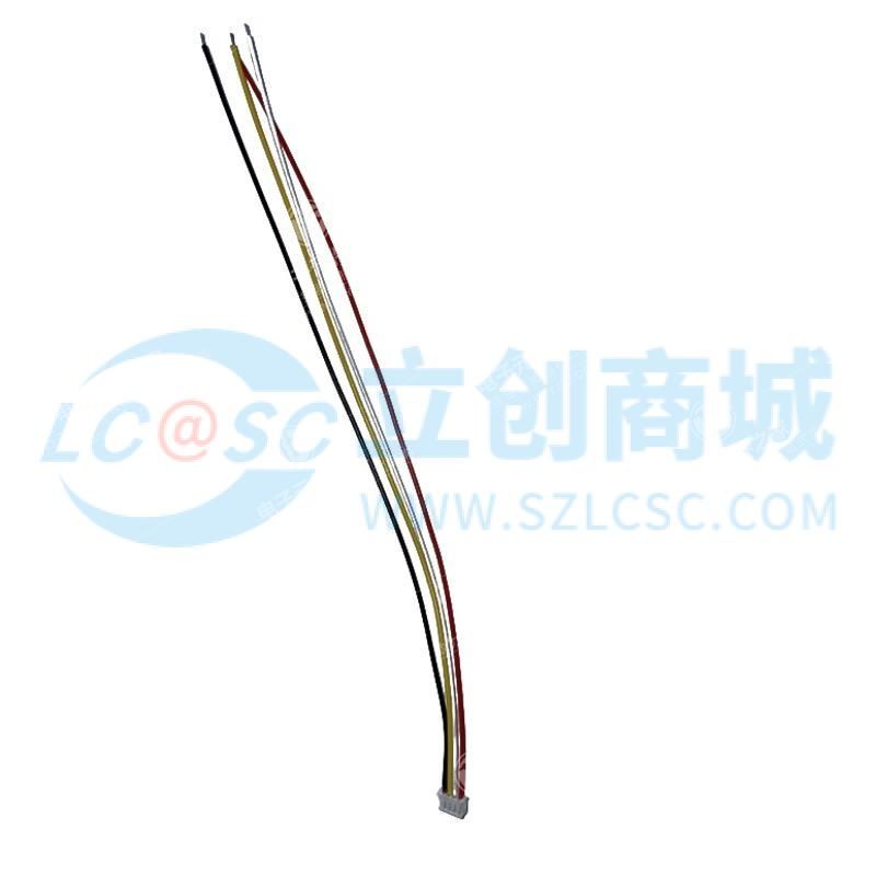 ZH1.5mm-4P端子线 单头镀锡3mm 线长200mm 28AWG