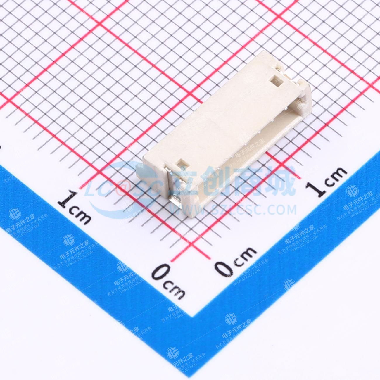 1x7P 间距:1.5mm 卧贴 系列:ZH