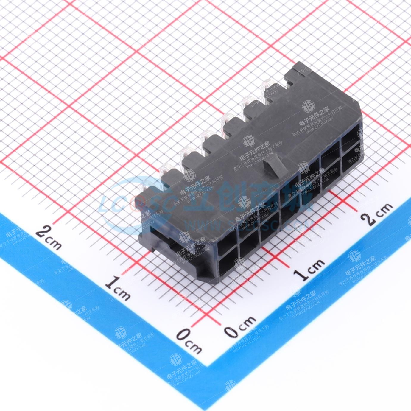 2x7P 间距:3mm 弯插