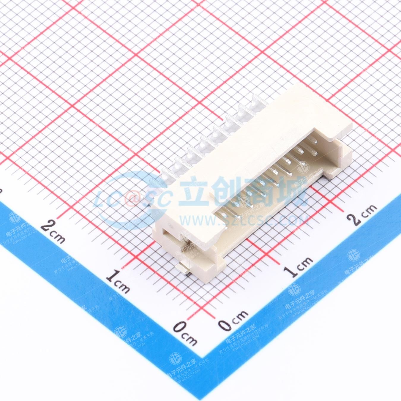 2x9P 间距:2mm 卧贴 系列:PHB