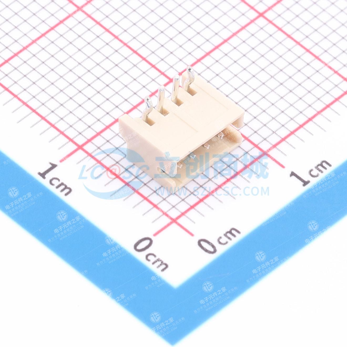 1x4P 间距:1.5mm 弯插 系列:ZH
