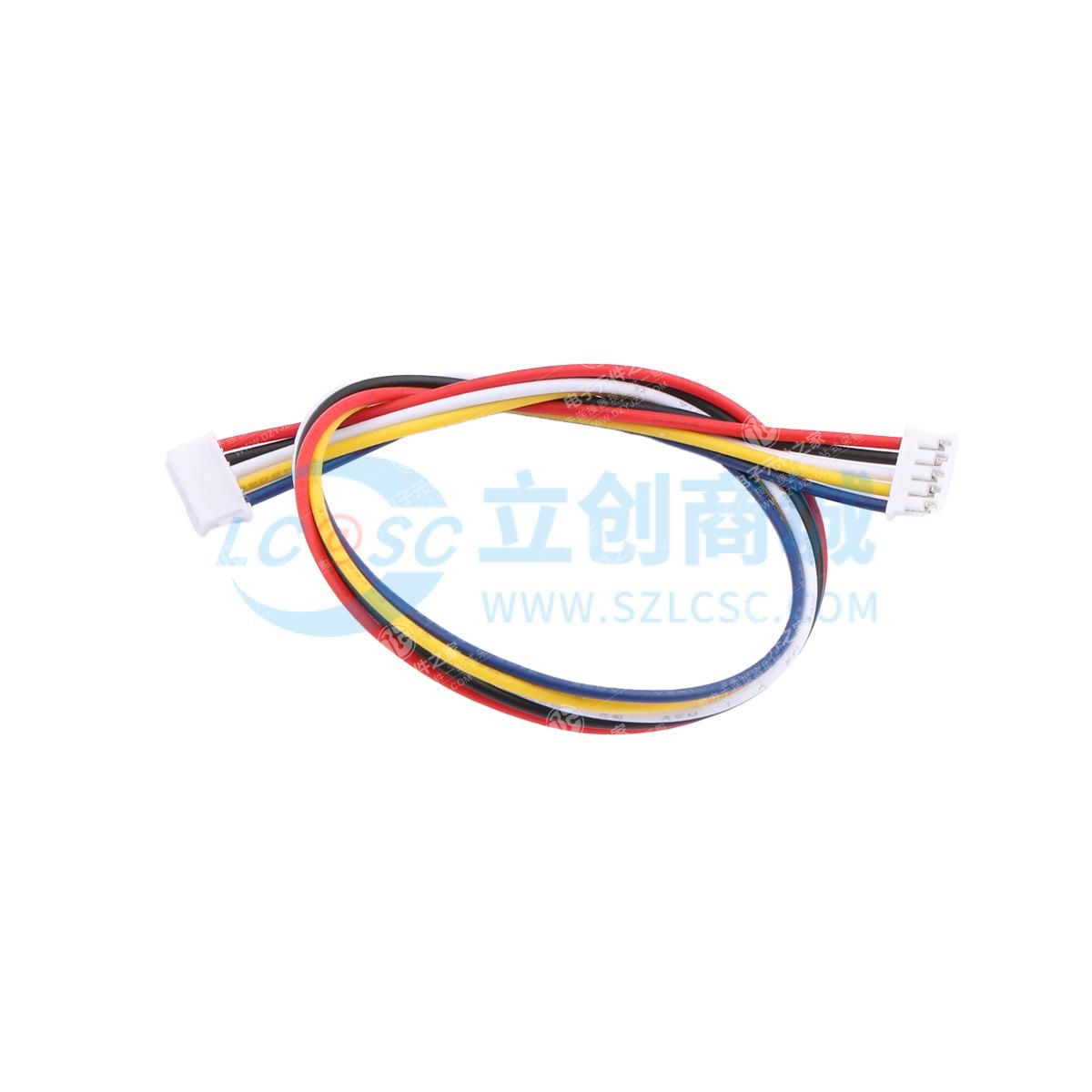 端子线 ZH1.5-5P+ZH1.5-5P(反向) UL1007 28AWG L=200MM