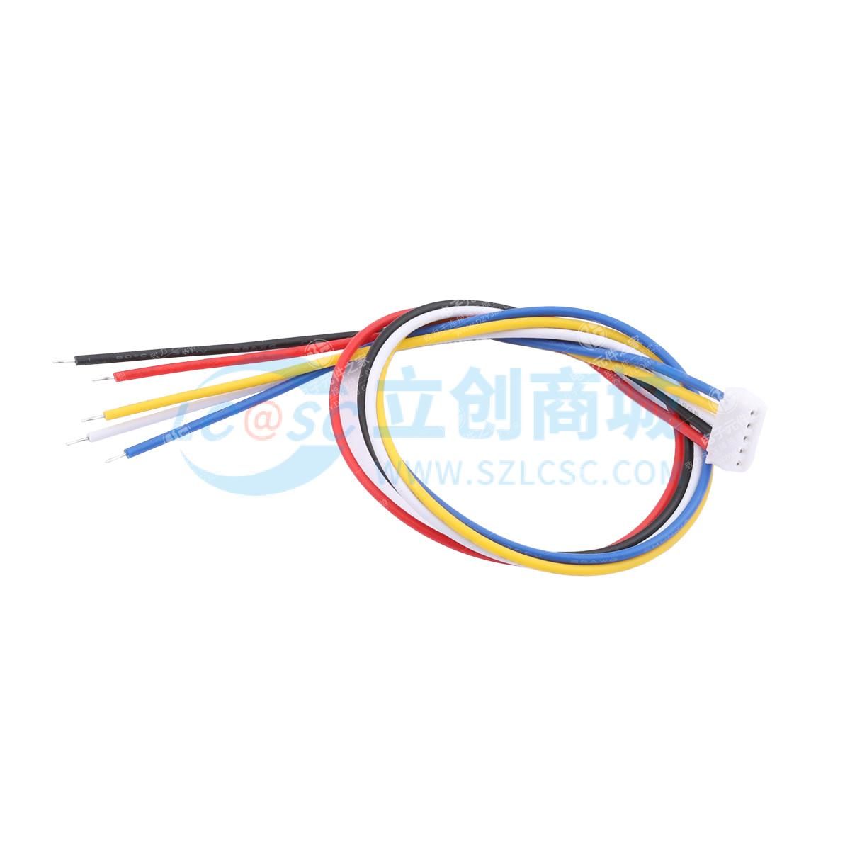 端子线 ZH1.5-5P+镀锡2.0mm UL1007 28AWG L=200MM
