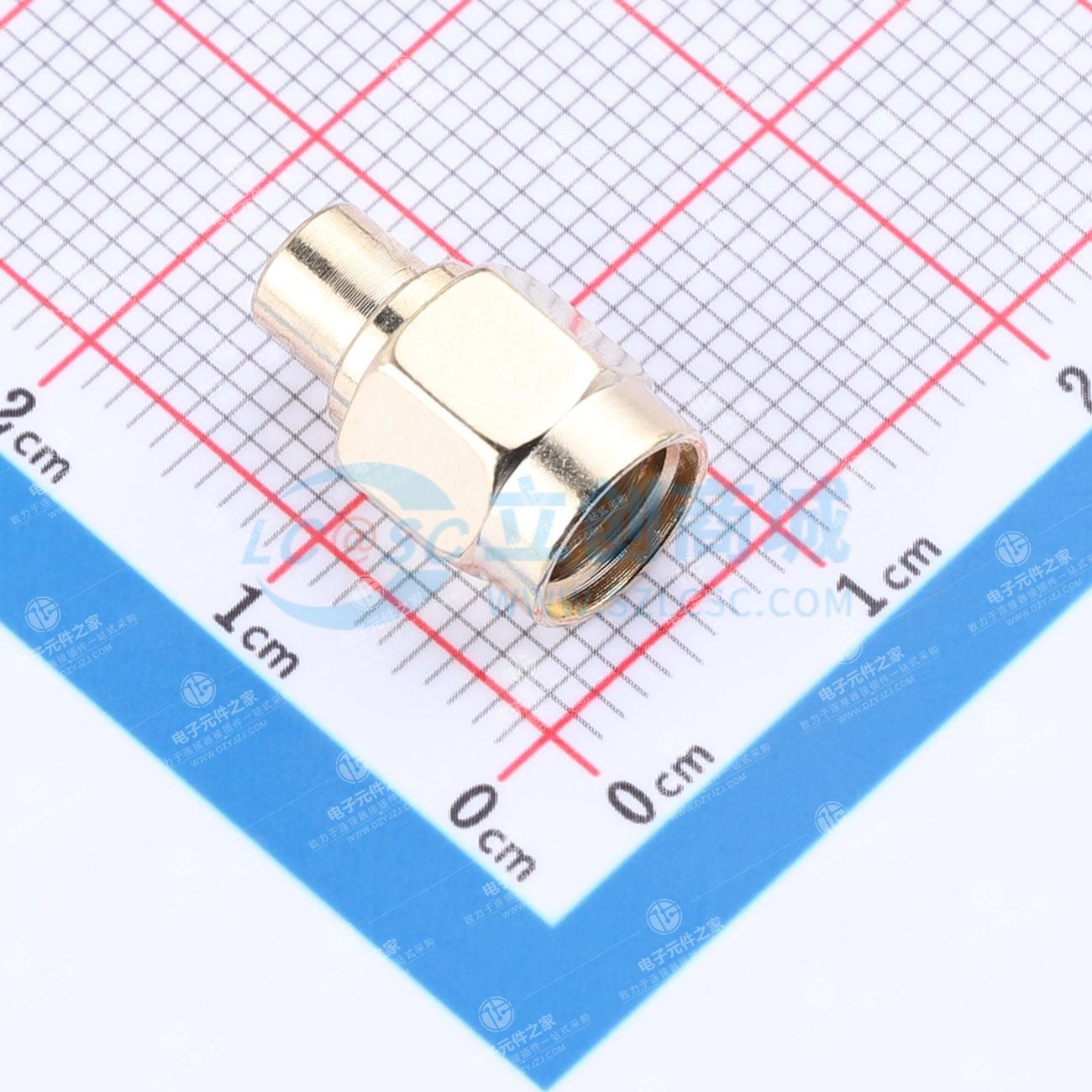 SMA镀金直公头公针 (ZK217-A1M1-141)